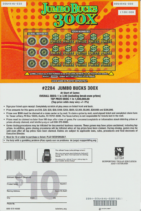 Jumbo Bucks (#2)