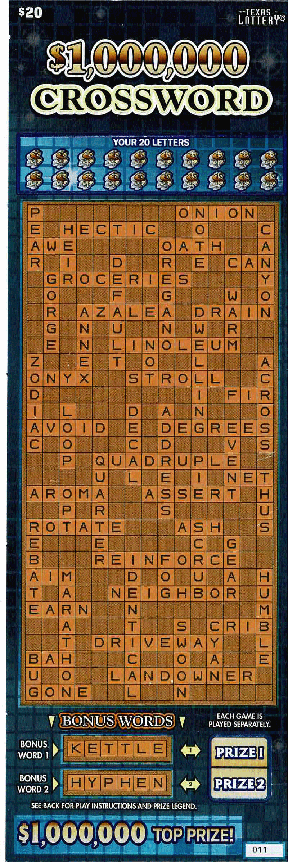 $1,000,000 Crossword (#2)