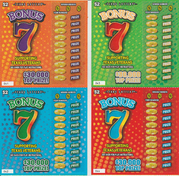 Bonus 7 (#4) (5 Ticket Set)