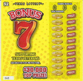 Bonus 7 (#4) (5 Ticket Set)